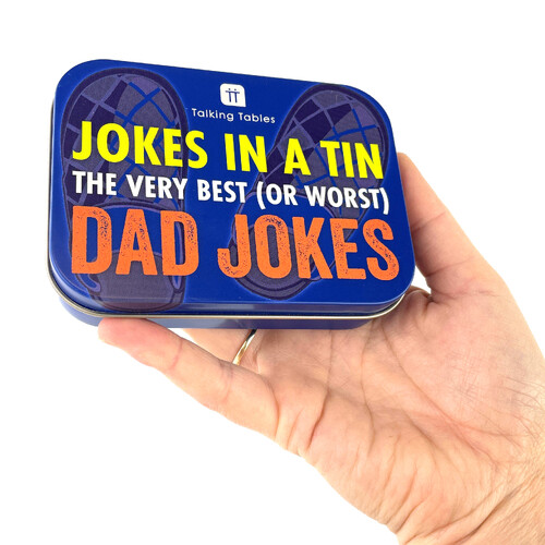 Talking Tables Dad Jokes in a Tin