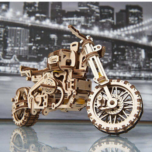 UGears Bike with Sidecar