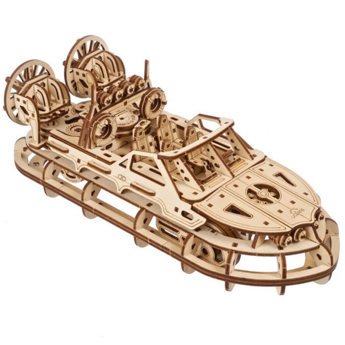 UGears Rescue Hovercraft Wooden Model Kit