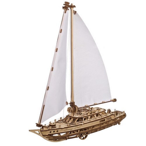 UGears Serenity's Dream Yacht Mechanical Model Kit