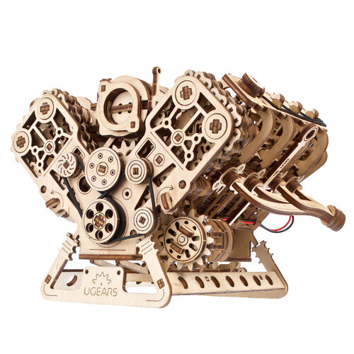 UGears V8 Engine Wooden Model Kit
