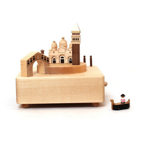 Venice Moving Wooden Musical Box