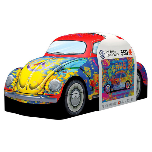 VW Beetle Splash Buggy Tin with 550pc Puzzle