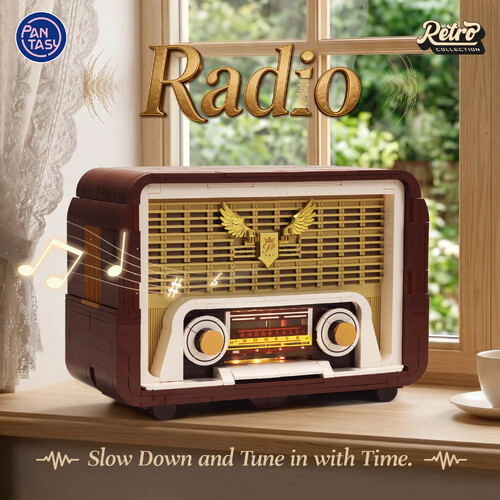 Retro Collection Wireless Radio Construction Set