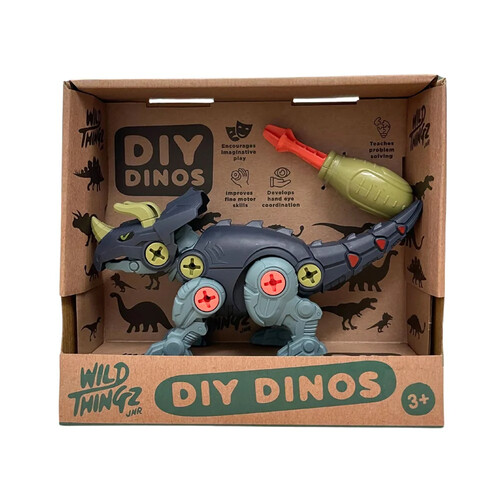 Wild Thingz Triceratops DIY Dino